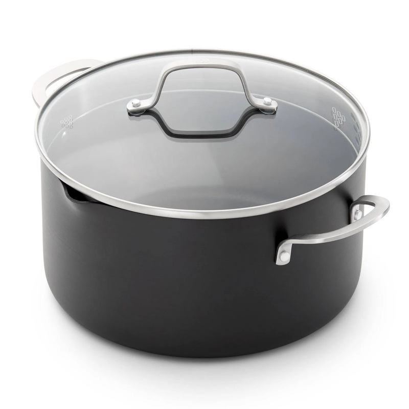 7qt Hard Anodized Nonstick Dutch Sauce Pan with Lid
