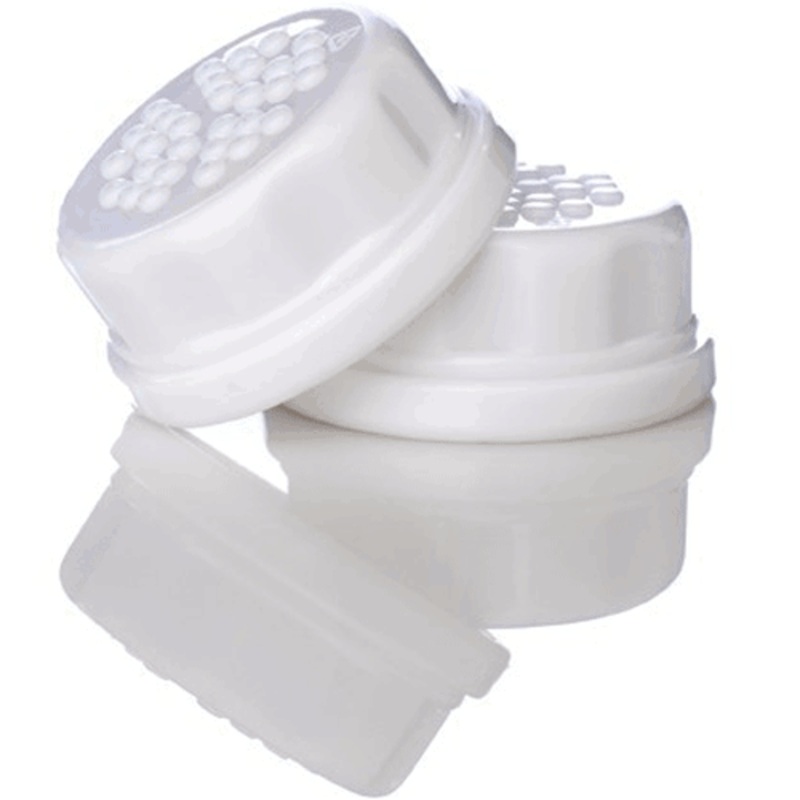 Lifefactory Solid White Caps 2 Pack