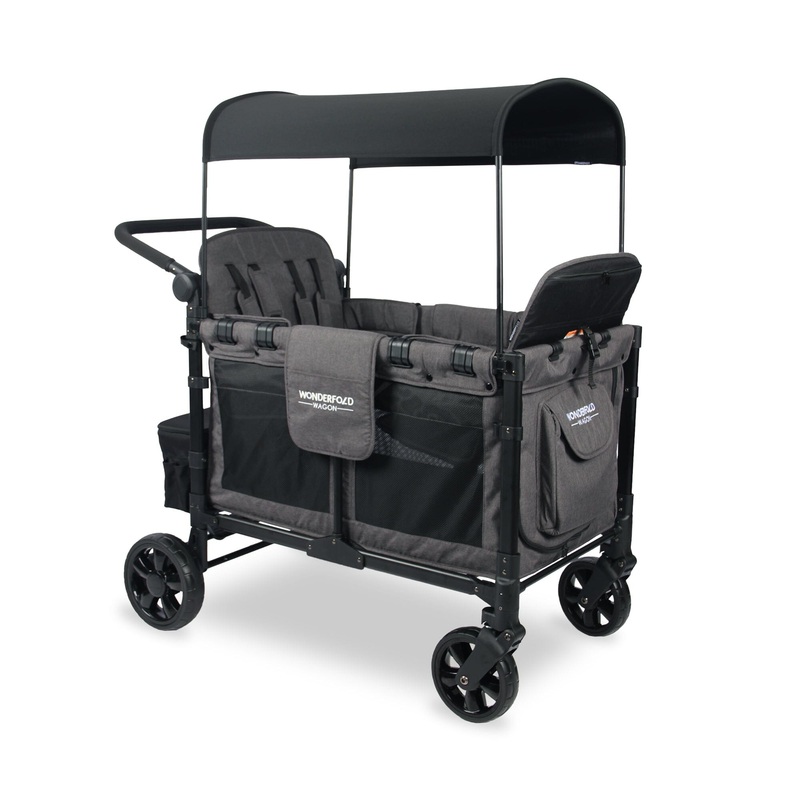 WonderFold W4 Elite Quad Stroller Wagon