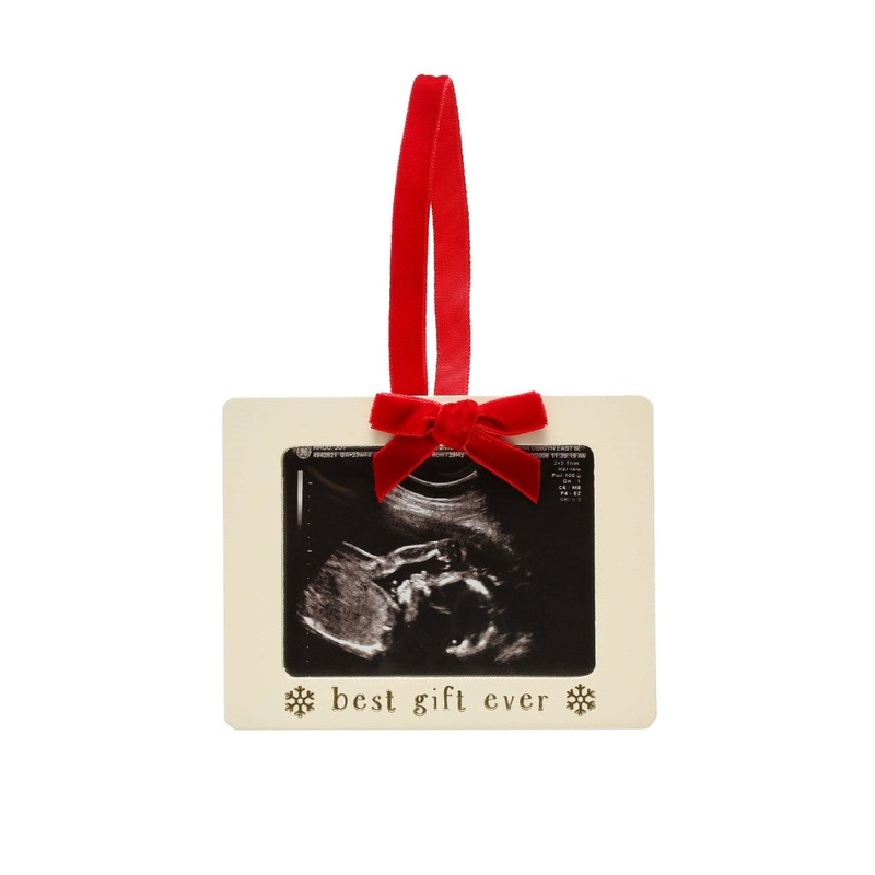 Best Gift Ever Baby Sonogram Christmas Ornament