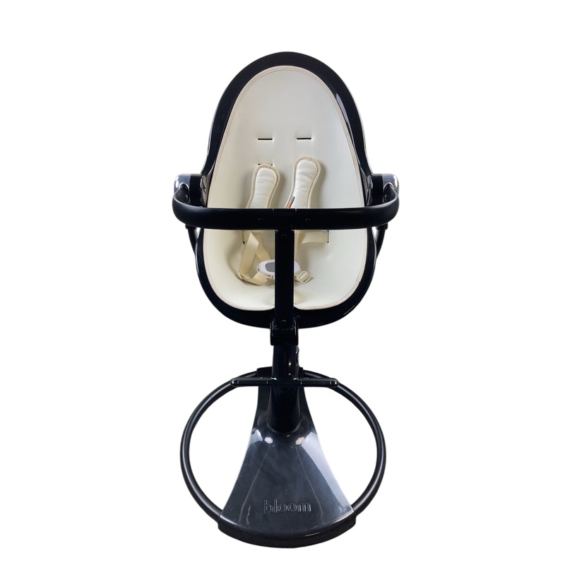 Bloom Fresco High Chair, Black, Coconut White