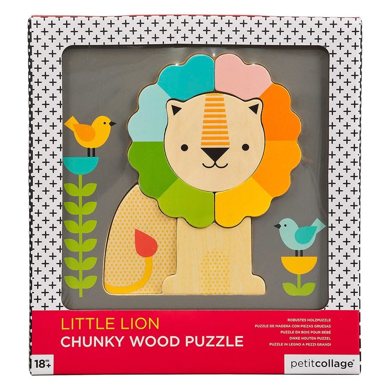Chunky Wooden Puzzle – Little Lion