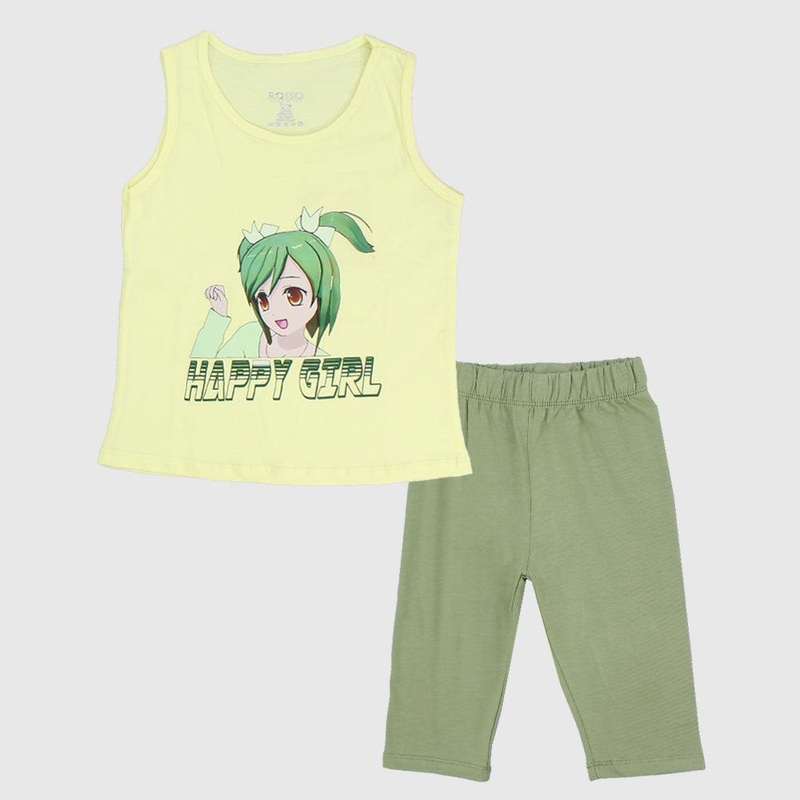 Happy Girl Sleeveless Pajama