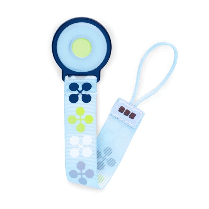 JJ Cole Pacifier Clip – Sky Clover