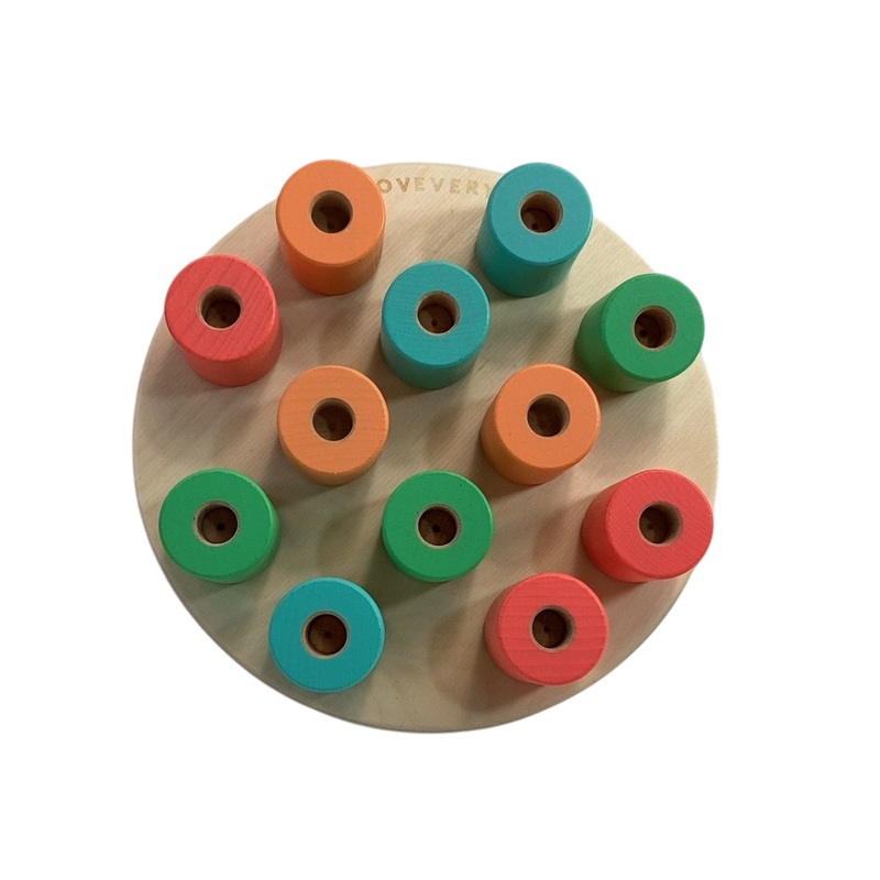 Lovevery Wooden Stacking Peg Board