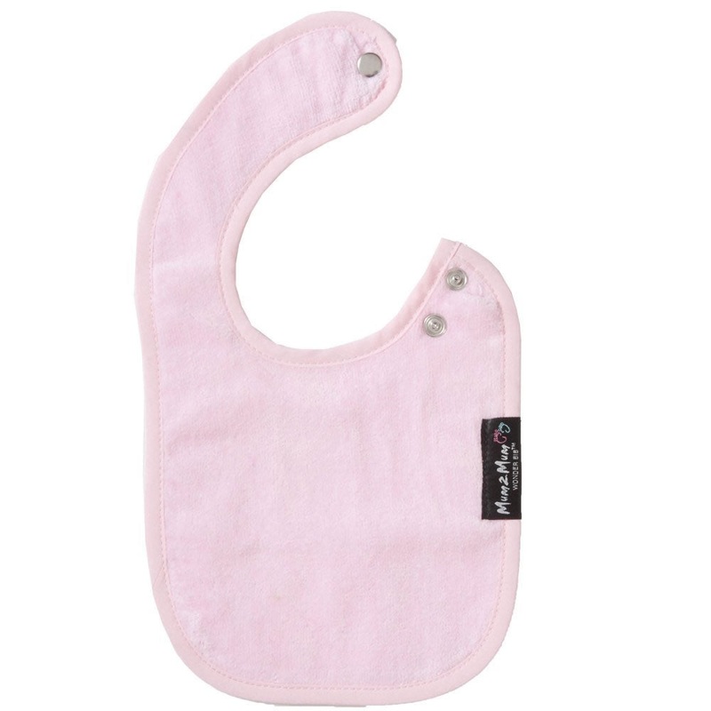 Mum 2 Mum Infant Wonder Bib – Baby Pink