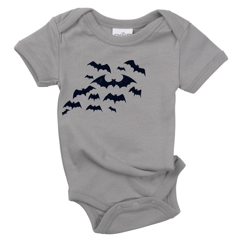 Organic Flying Bats Bodysuit/Toddler Tee 0-3 months