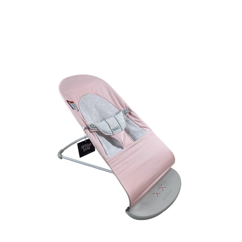 BabyBjorn Bouncer Balance, Light Gray Frame, Light Pink/Gray