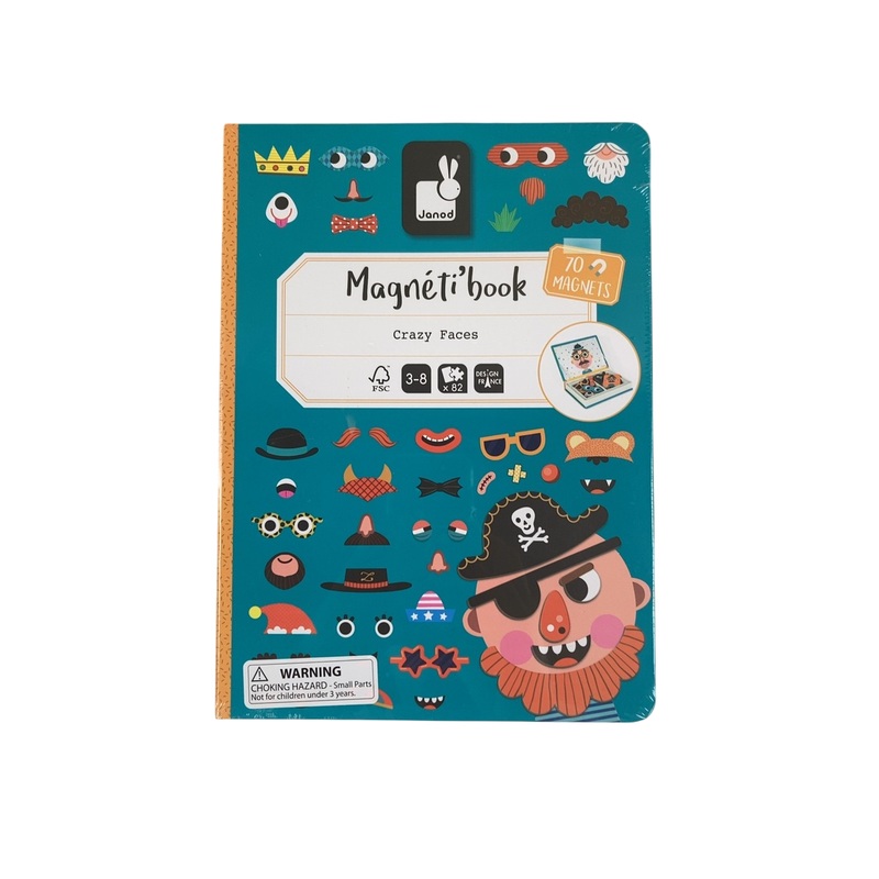 Janod Magneti’ Book, Boy’s Crazy Faces