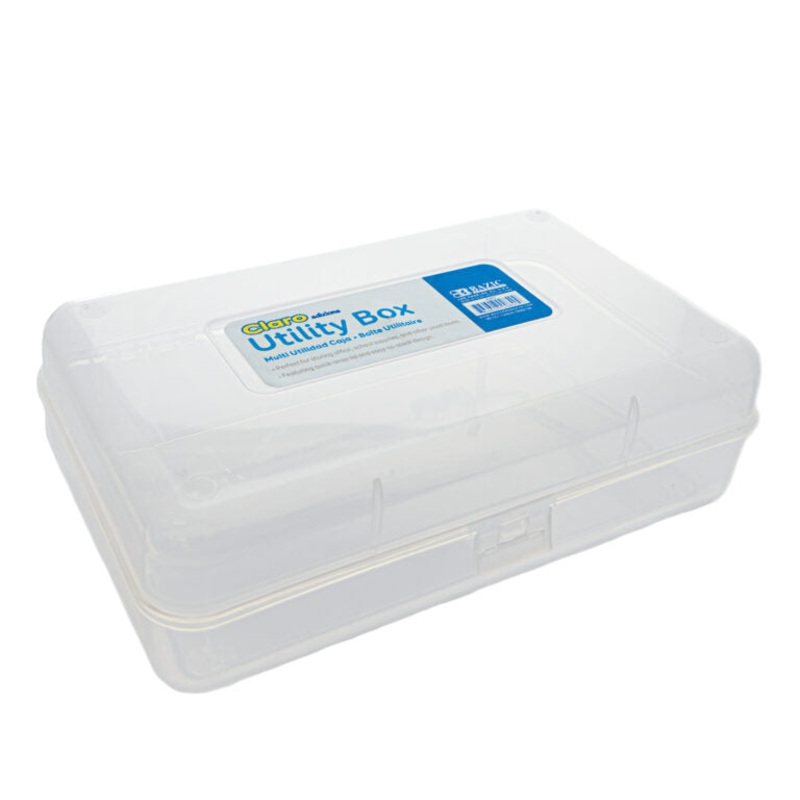 Pencil Case Multipurpose Utility Box  Clear
