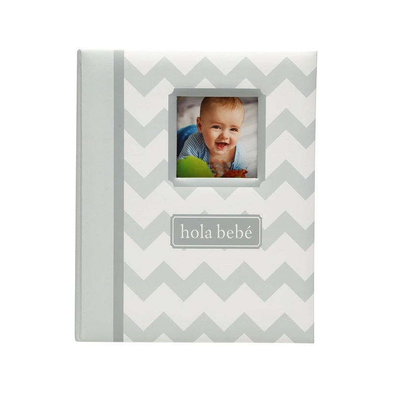 Spanish Language Chevron Baby Memory Book