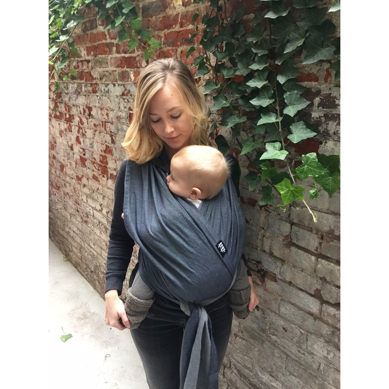 XOXO Buckle Wrap Baby Carrier, Eco2 Collection – Denim?ish