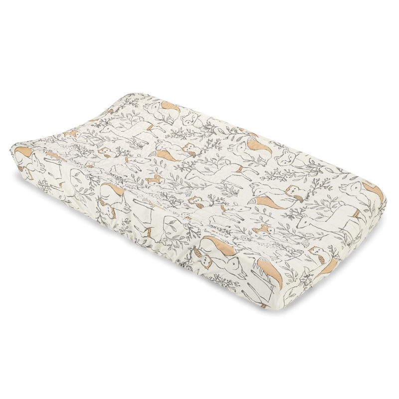 Crane Baby Parker Quilted Change Pad Cover