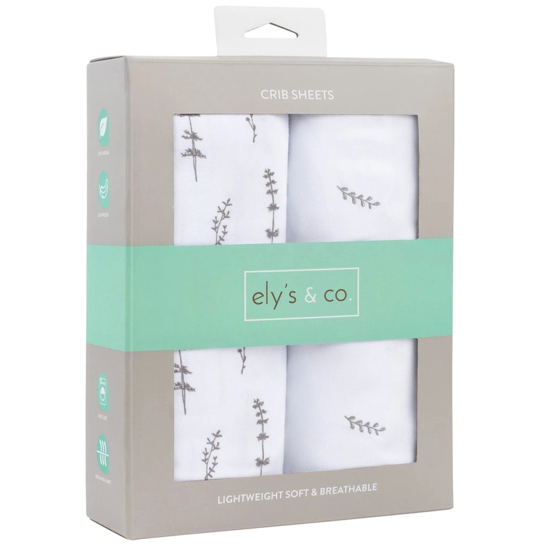 Elys & Co 2 Pack Bassinet Sheets