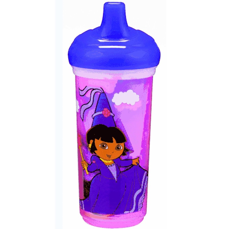 Munchkin Dora the Explorer Insulated Spill-Proof Cup in Purple/Pink