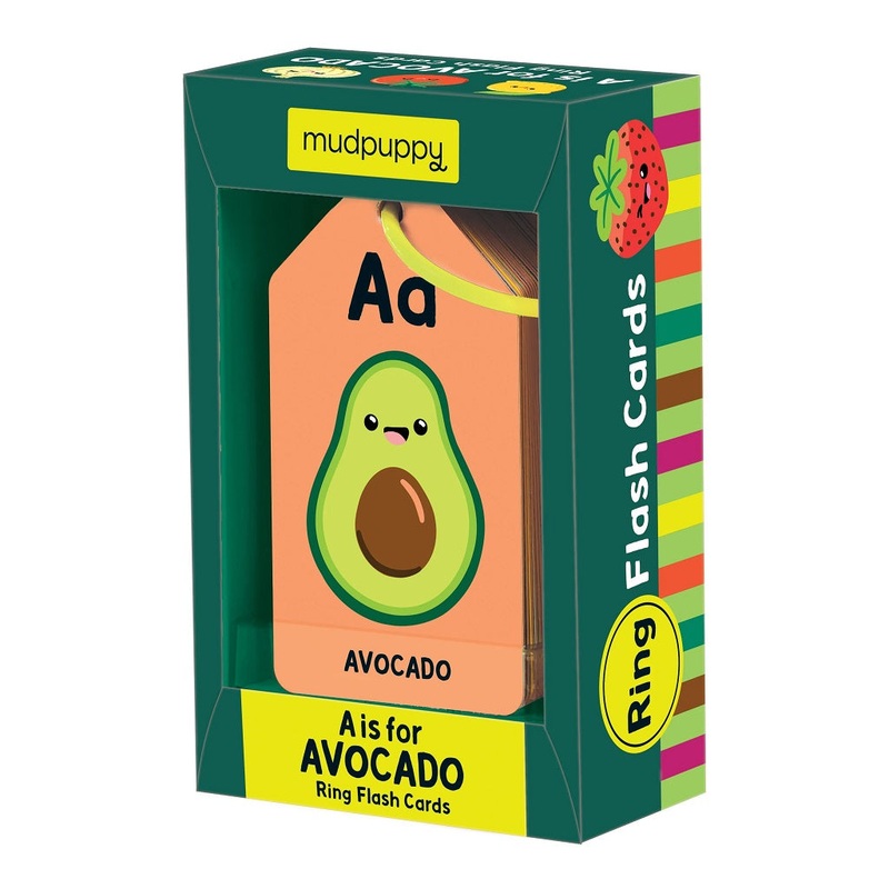 Ring Flash Cards – A is for Avocado