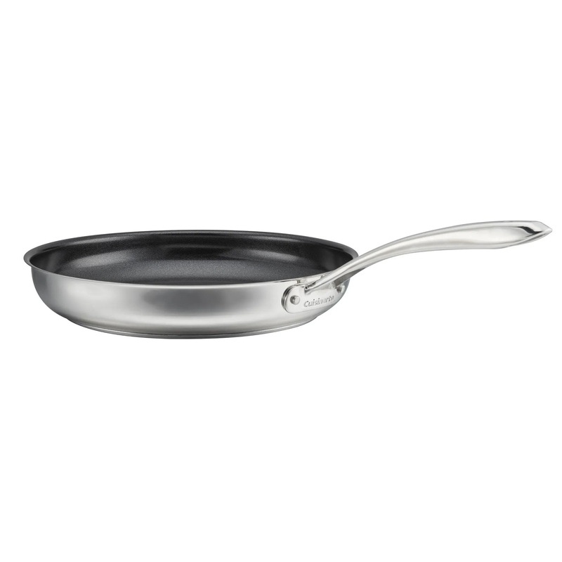 12″ Classic Stainless Ceramic Nonstick Skillet