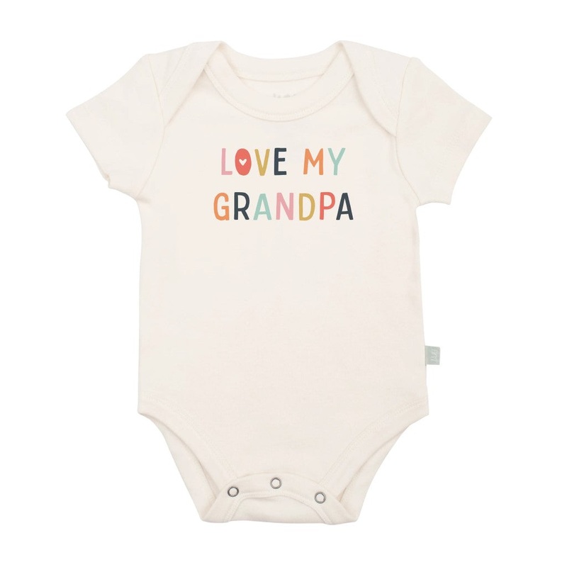 Love My Grandpa Organic Graphic Bodysuit 0-3 months