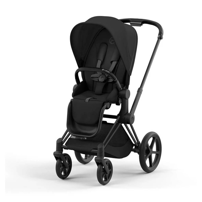 Priam 4 Stroller Matte Black Deep Black – Open Box
