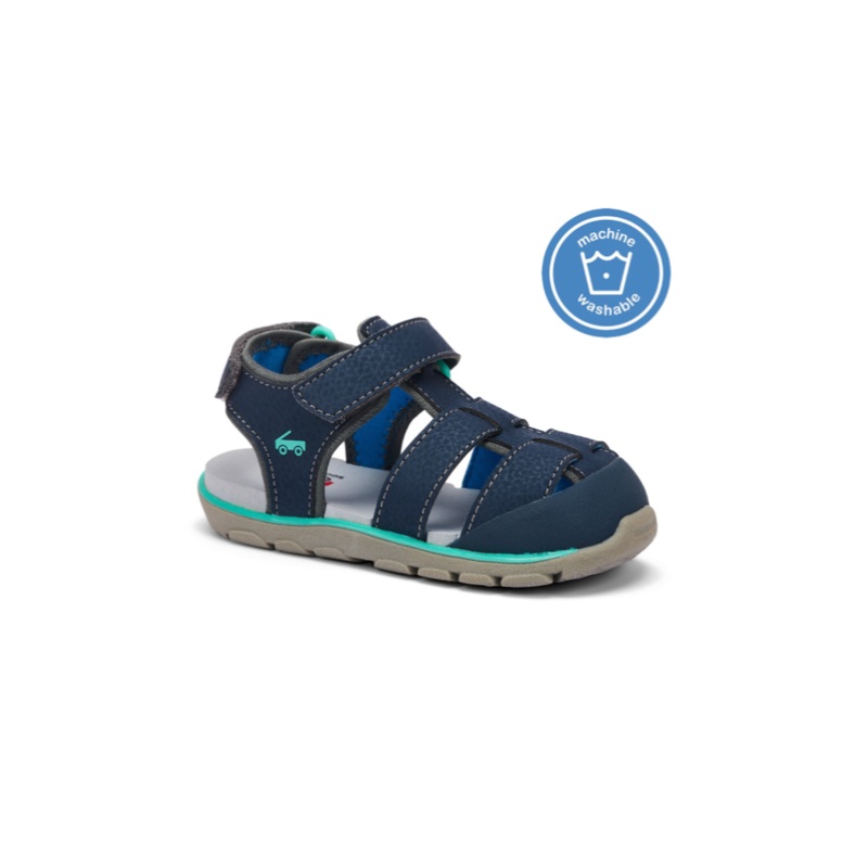 See Kai Run Wilder Navy Sandal