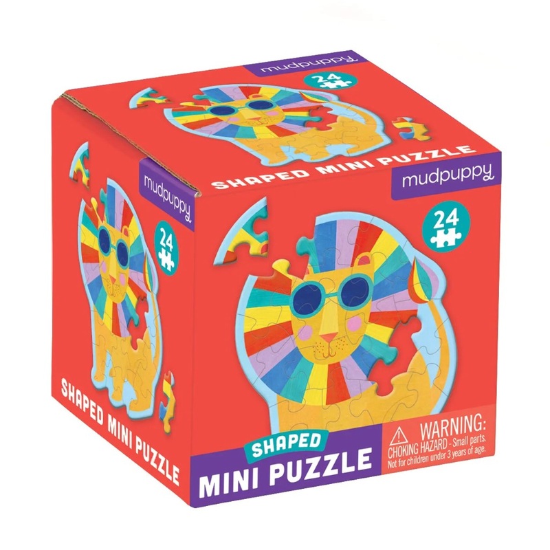 Shaped Mini Puzzle – Rainbow Lion