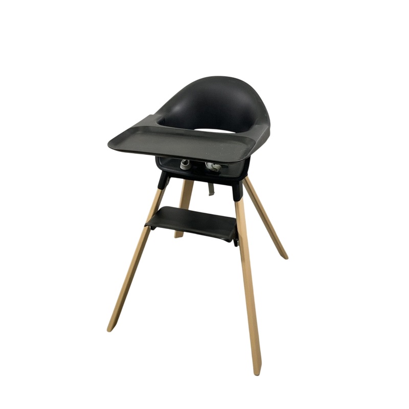 Stokke Clikk High Chair, Black Natural