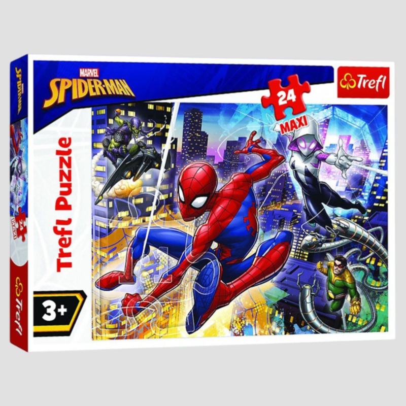 Trefl 24 Maxi Puzzle – Fearless Spider-Man