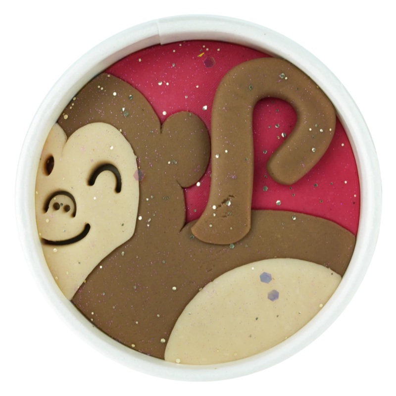 Zoo Animals Natural Play Dough 5 oz Cup Brittany Bamboo