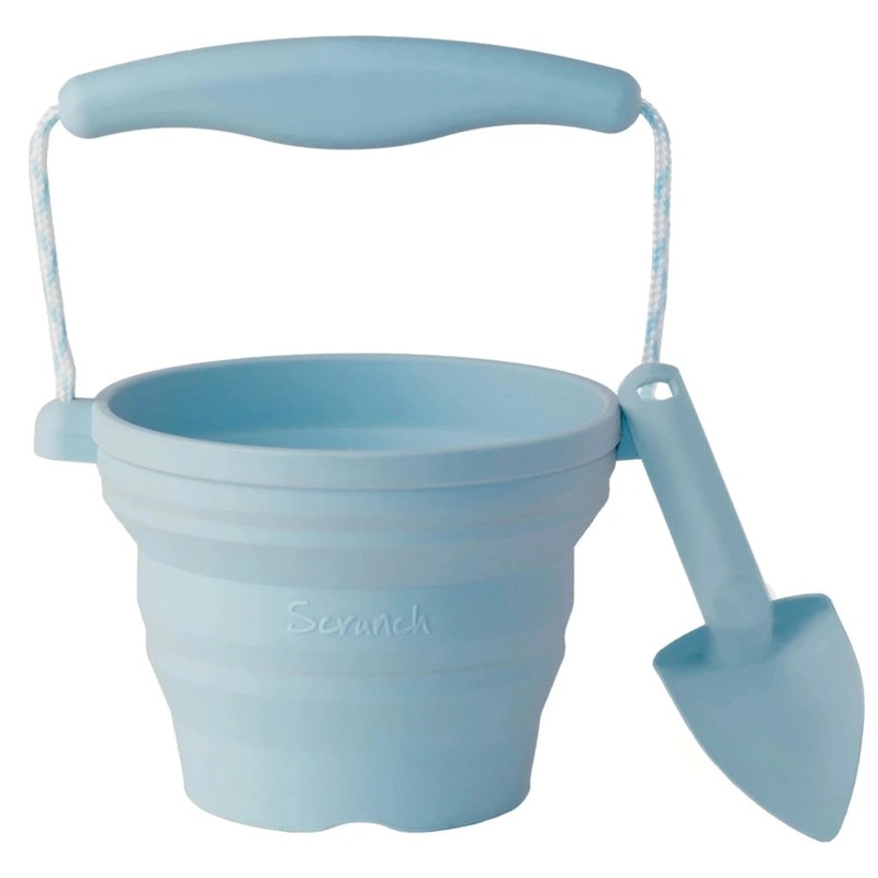 Silicone Seedling Pot + Spade – Duck Egg Blue