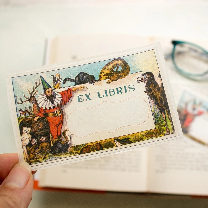 Animal Gnome Bookplates Set of 10