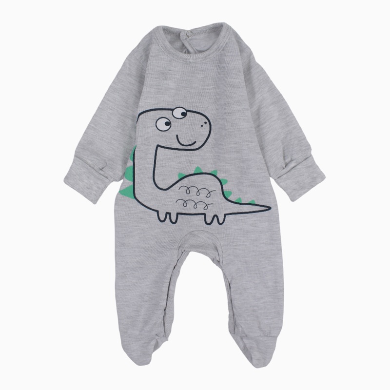 Baby Boys Cotton Baby Footie  Dinos