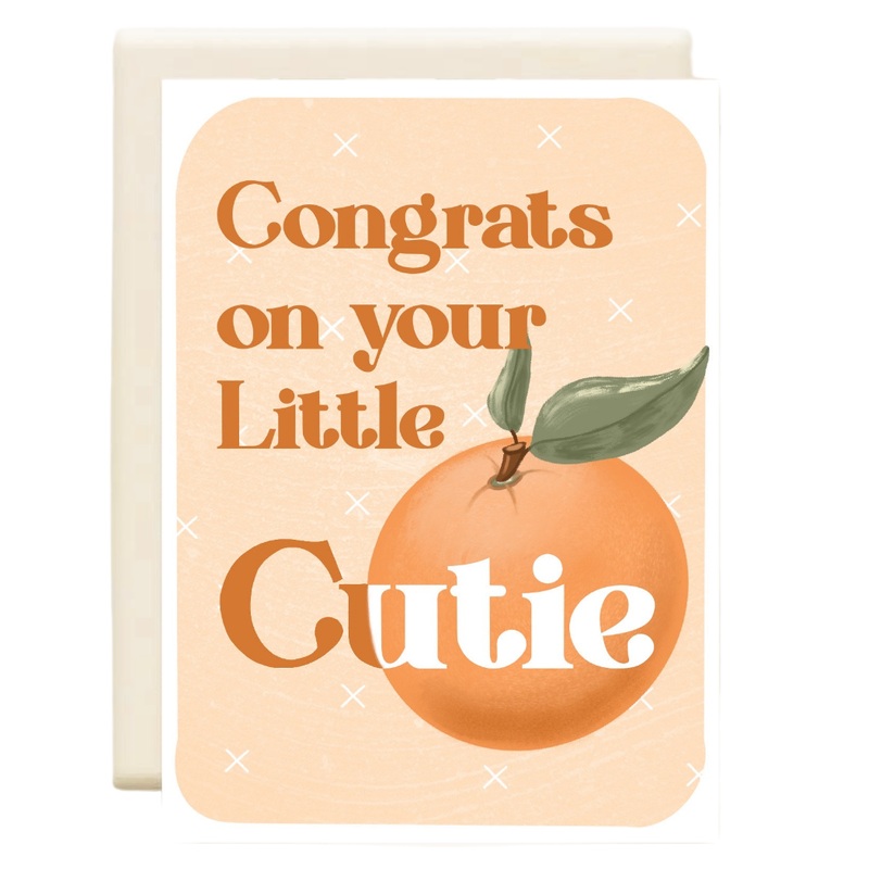 Congrats On Your Little Cutie New Baby Greeting Card