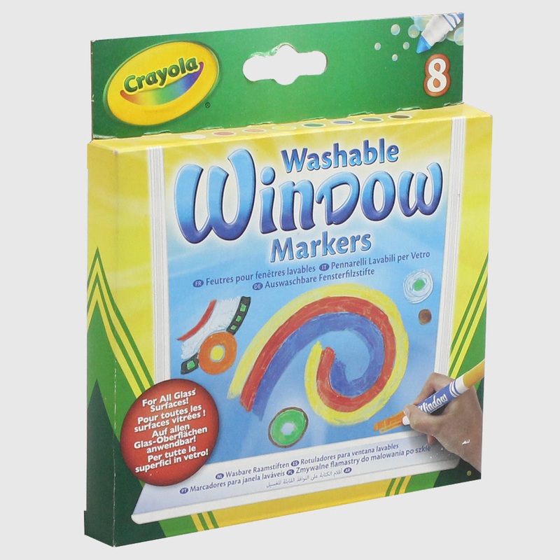 Crayola Washable Window Markers (8 PCS)