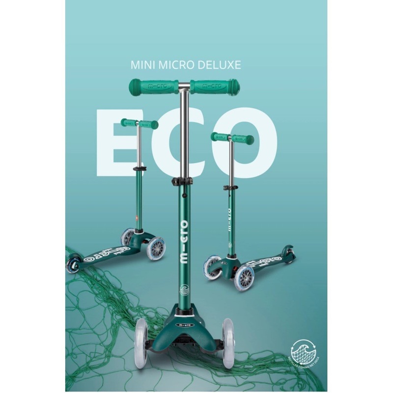 Mini Deluxe Eco Scooter Dark Green