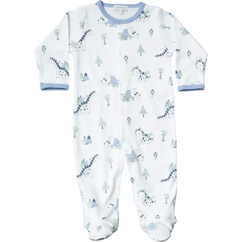 Noomie Snap Footie – Dinos (3-6M)