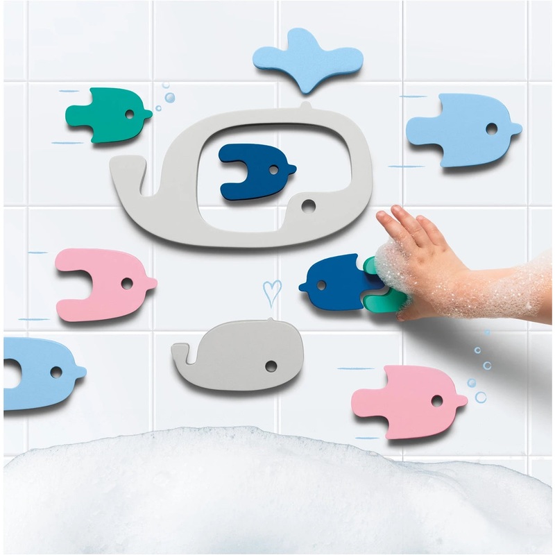 Quut Whale Bath Puzzle Bath Toy