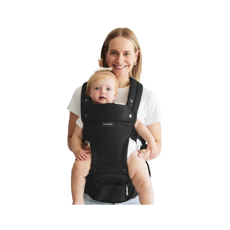 2-in-1 Hip Seat and Baby Carrier – Black