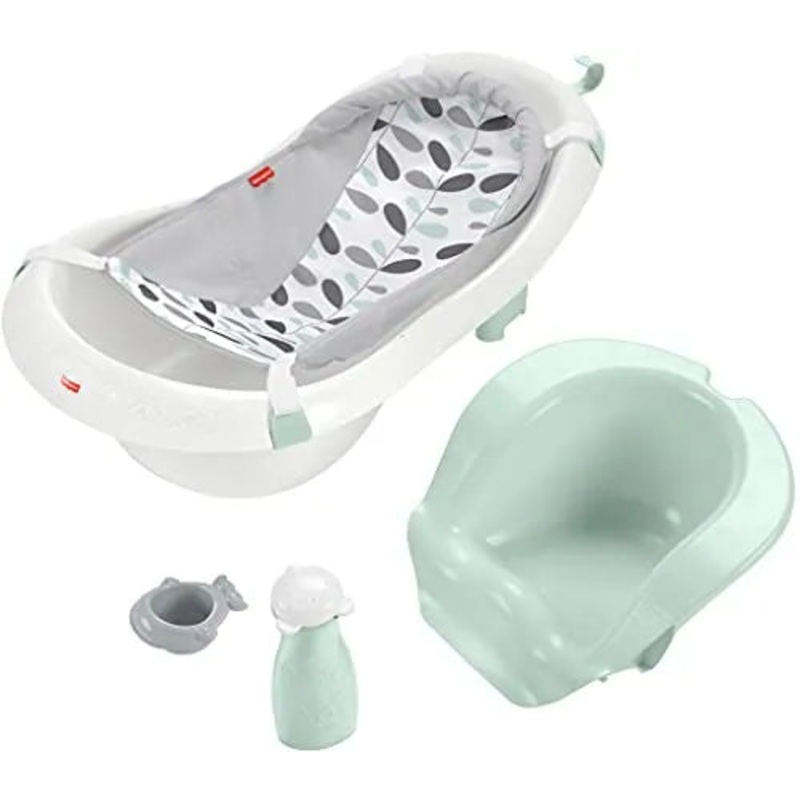 4-in-1 Sling N Seat Bath Tub Climbing Leaves