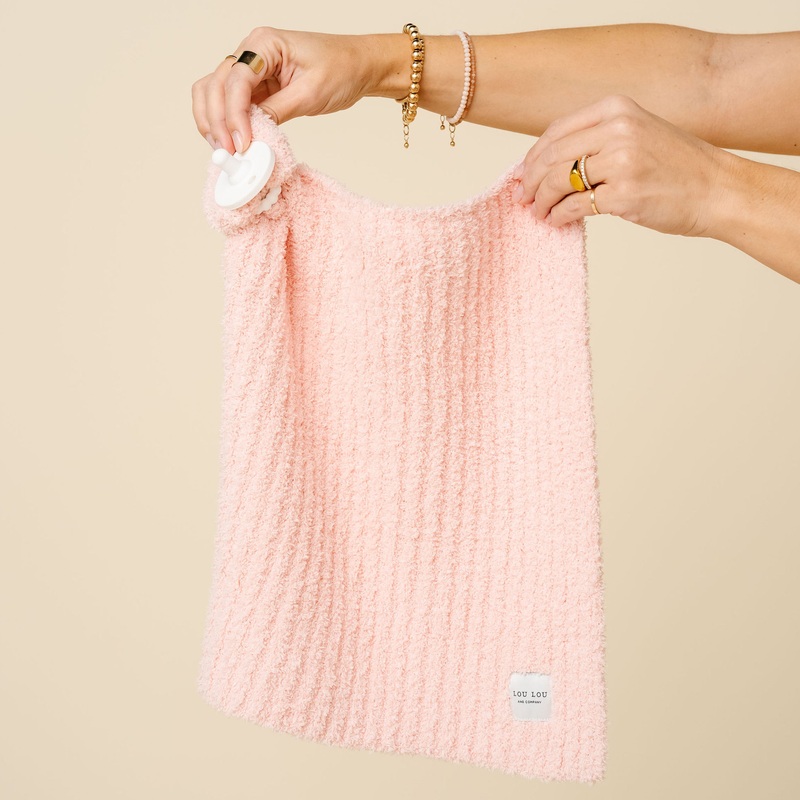 Chenille Blanket – Blush Pink – Mini/Lovey