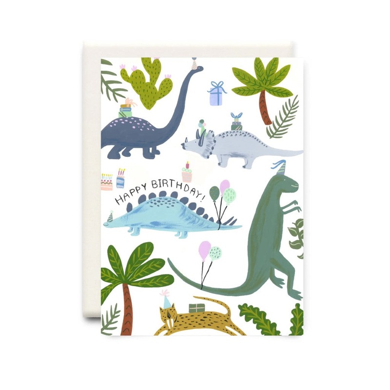 Dino Birthday Greeting Card