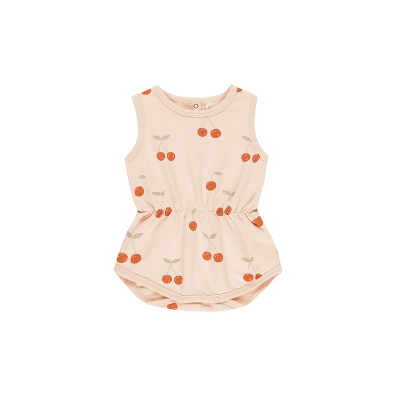 Rylee + Cru Cinch Playsuit – Cherries