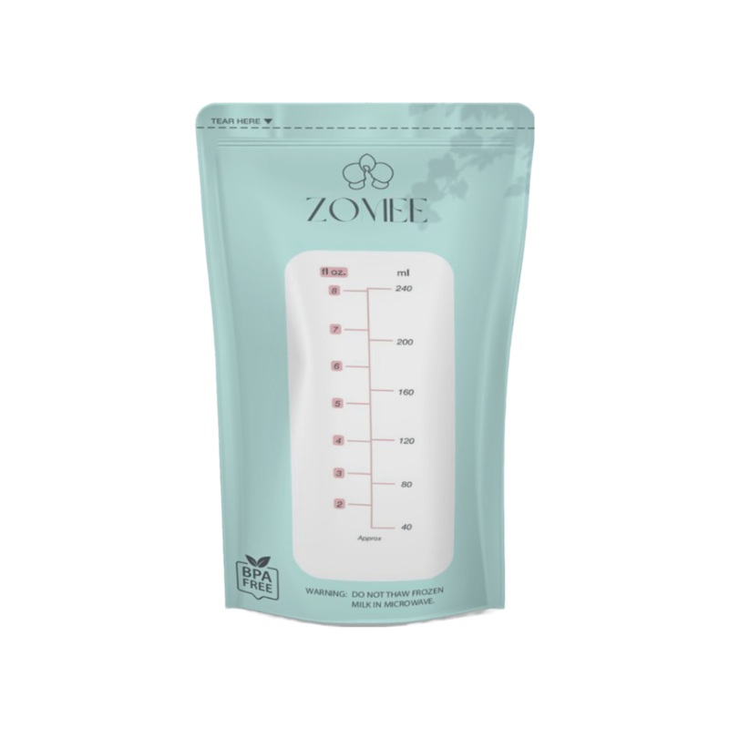 Zomee Breast Milk Storage Bags 50 Count
