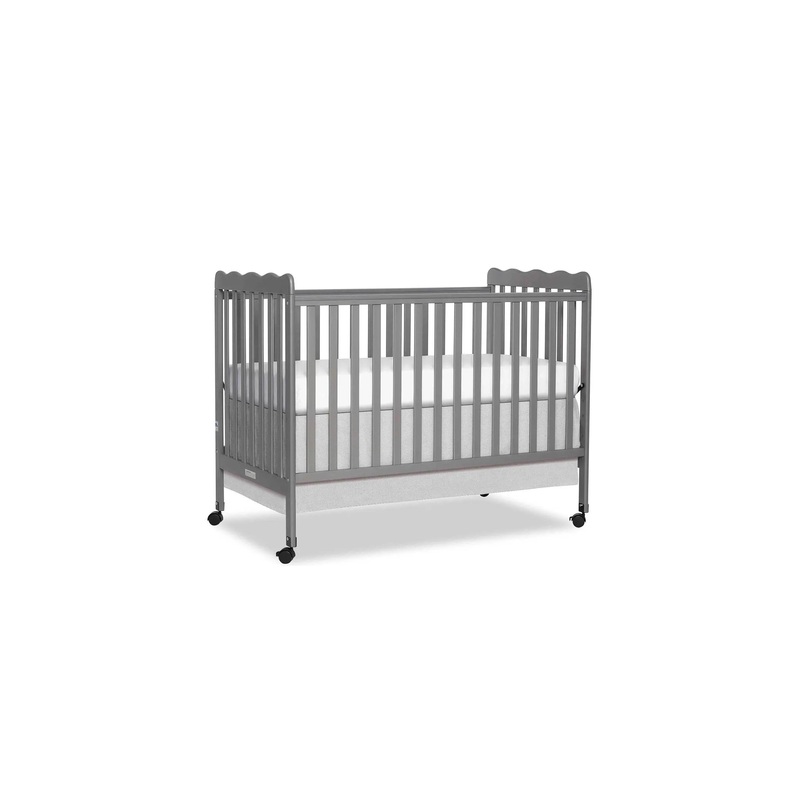 Carson Classic 3 in 1 Convertible Crib – Steel Grey
