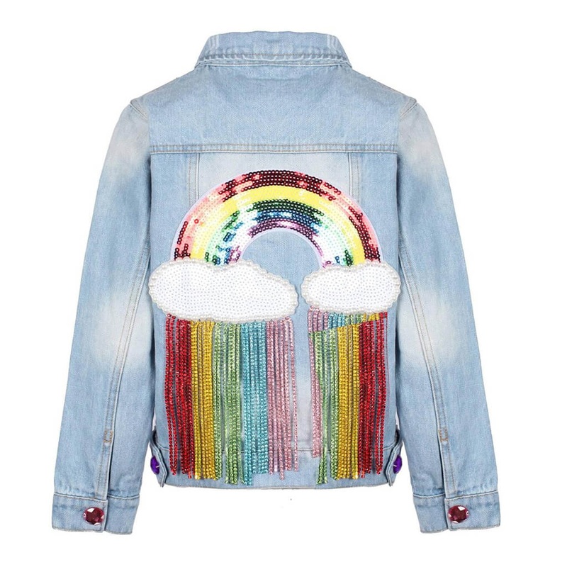 Crystal Rain Denim Jacket