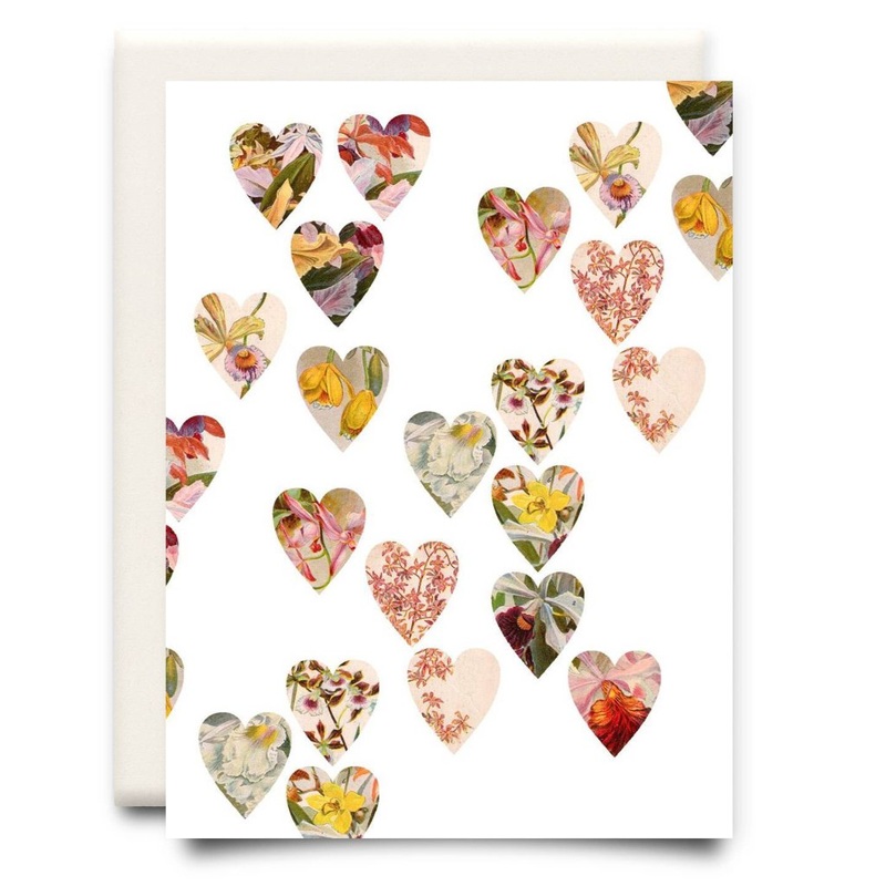 Hearts Collage Love & Friendship Greeting Card