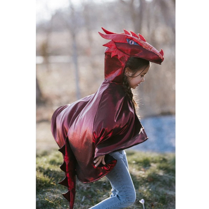 Ruby the Metallic Dragon Cape 3 T/4 T