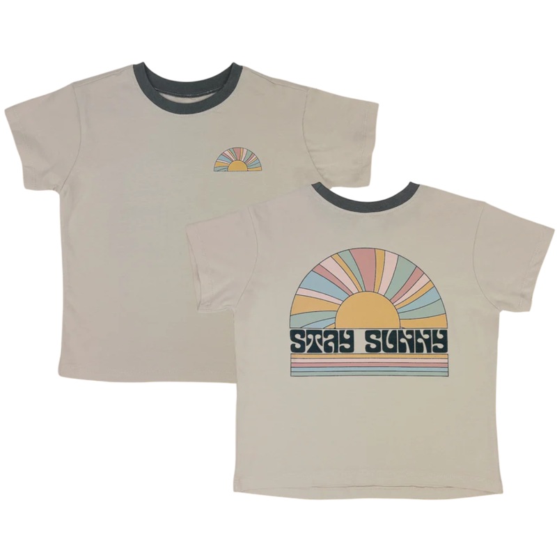 Tiny Whales Stay Sunny Boxy Tee