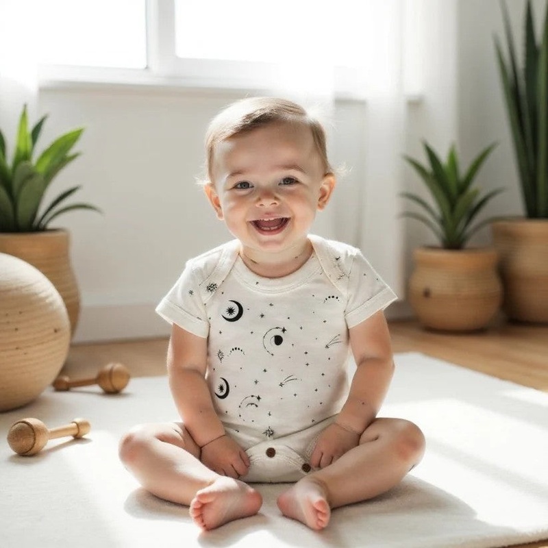 Baby Lap Bodysuit – Celestial Star 0-3 months