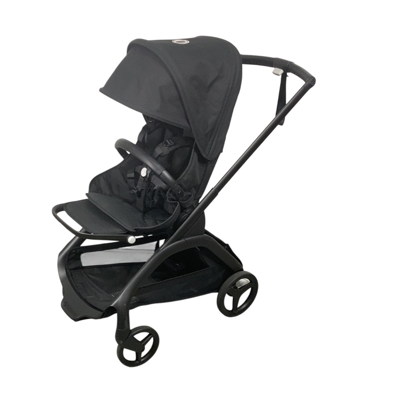 Bugaboo Dragonfly Stroller, 2024, Black, Midnight Black, Midnight Black