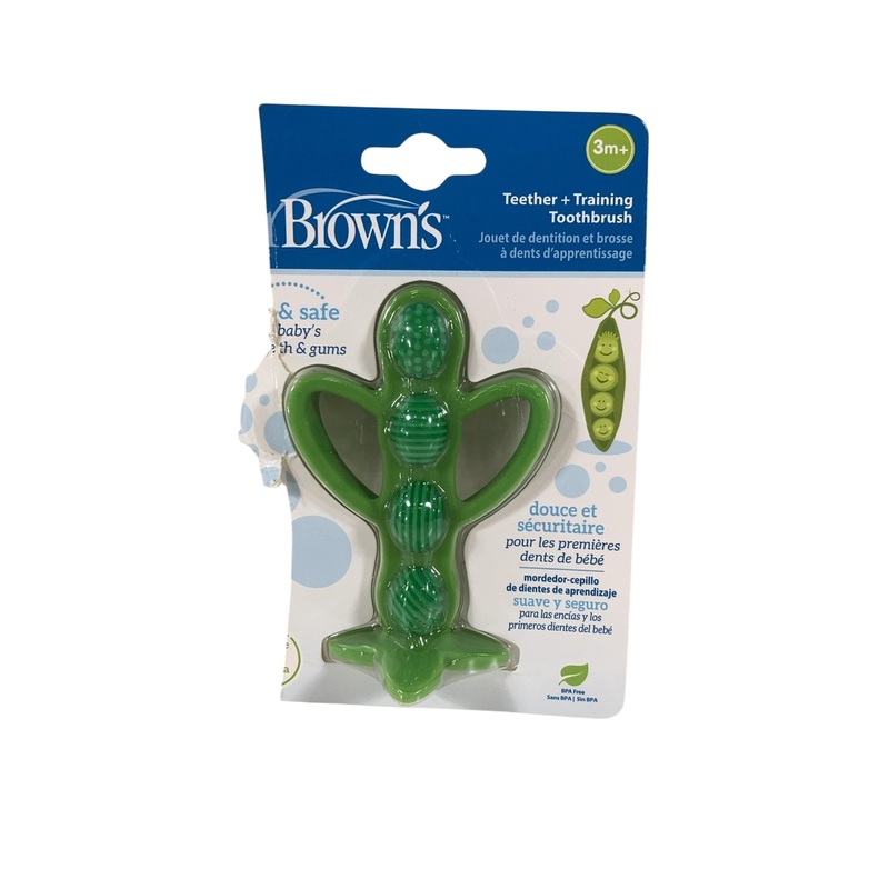 Dr. Brown’s Peapod Teether + Training Toothbrush
